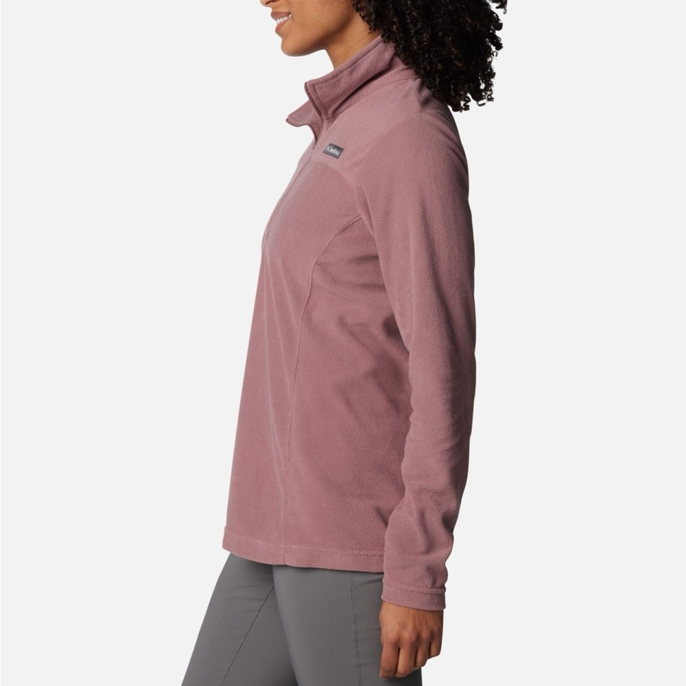 Columbia Lake Aloha Half-Zip Fleece Pullover Omni-Shade UPF 50 | Fig | Size Sm - Picture 5 of 9